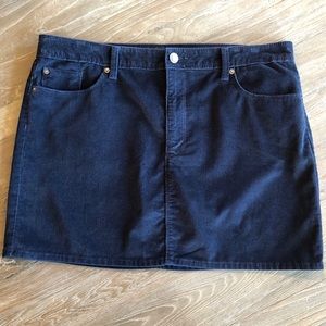 Gap blue corduroy skirt size 16